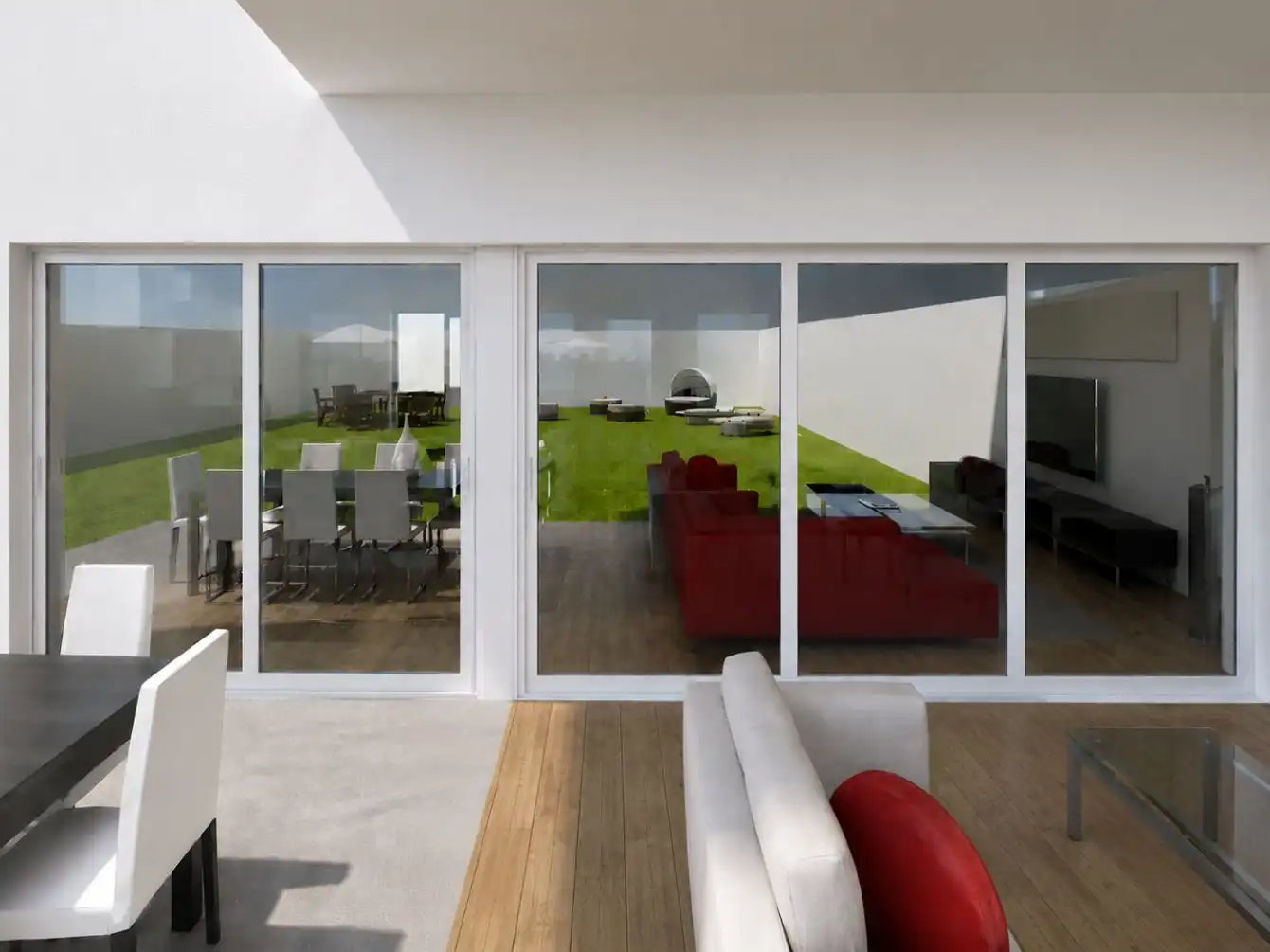 Piso en venta en Calle Veleta, 58, Dehesa - Monacilla Terraza de Piso en venta en Aljaraque con Aire acondicionado, Calefacción y Jardín privado