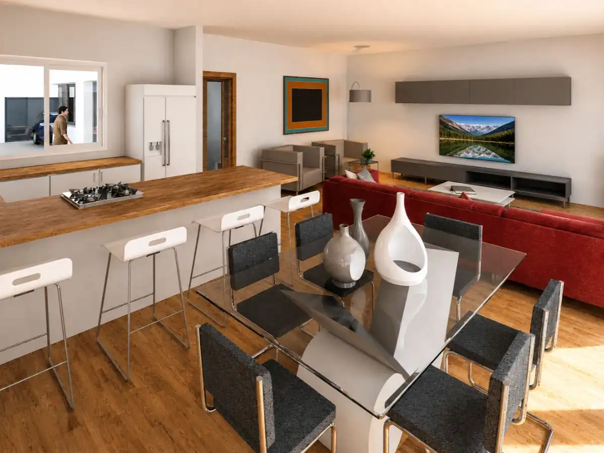 Piso en venta en Calle Veleta, 58, Dehesa - Monacilla Comedor de Piso en venta en Aljaraque con Aire acondicionado, Calefacción y Jardín privado