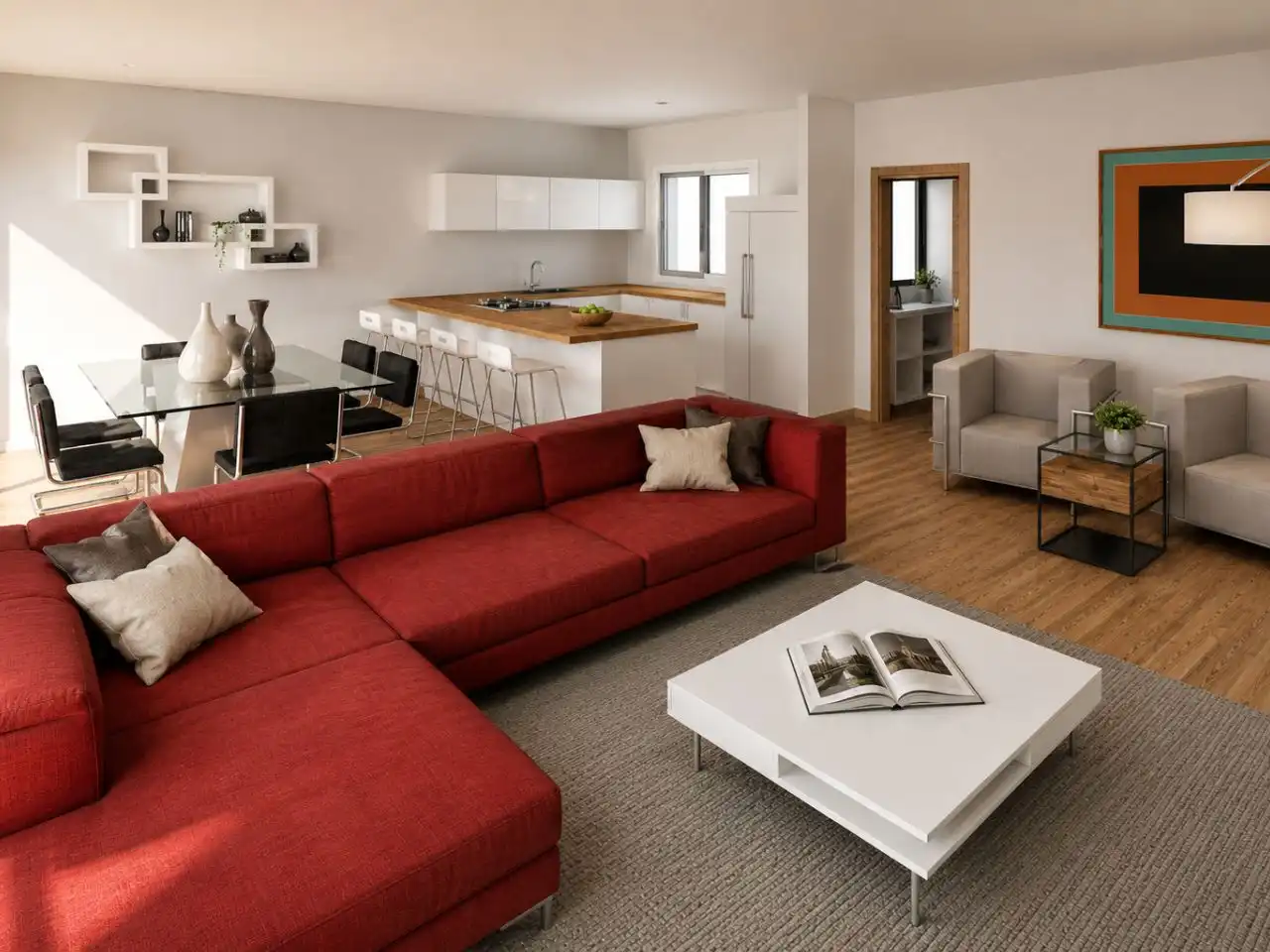 Piso en venta en Calle Veleta, 58, Dehesa - Monacilla Sala de estar de Piso en venta en Aljaraque con Aire acondicionado, Calefacción y Jardín privado