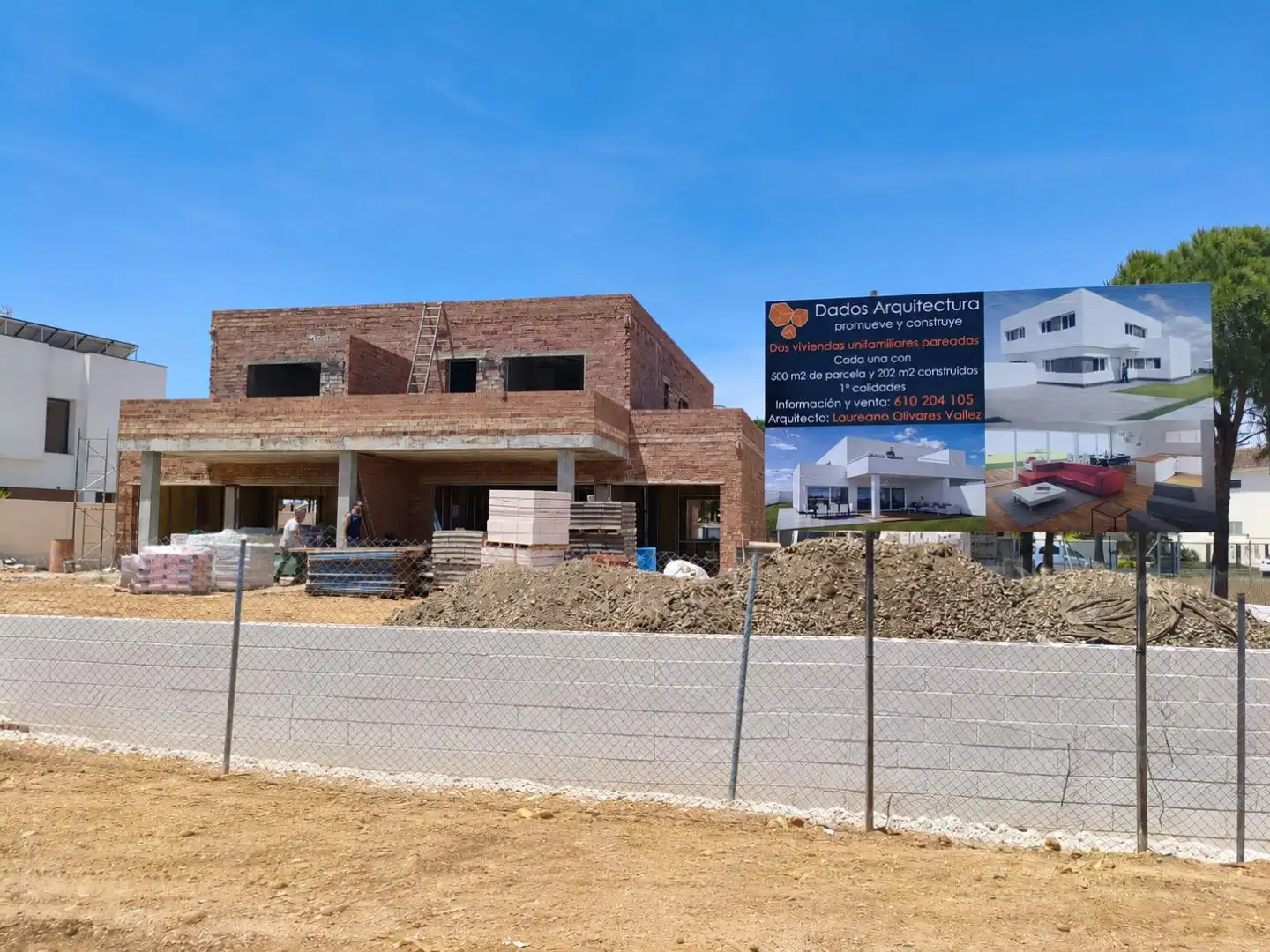 Piso en venta en Calle Veleta, 58, Dehesa - Monacilla Vista exterior de Piso en venta en Aljaraque con Aire acondicionado, Calefacción y Jardín privado