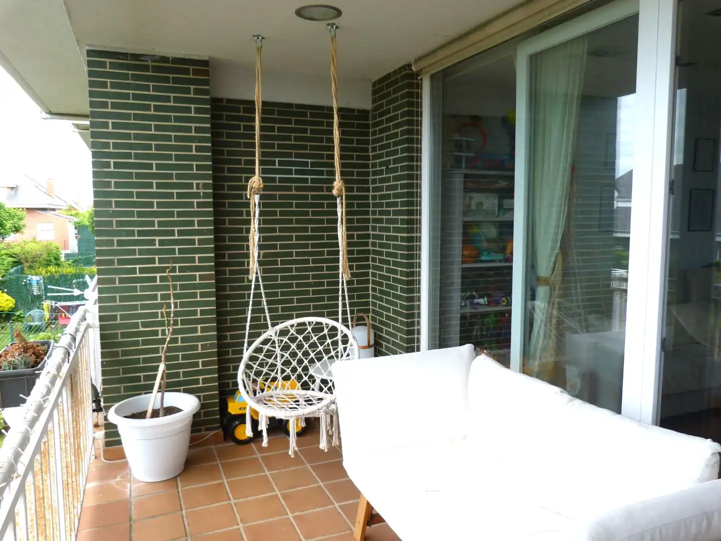 Terrasse von Wohnung zum Verkauf in Piélagos mit Heizung, Privatgarten und Parkett