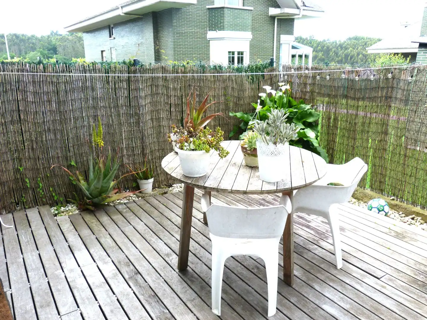 Terrasse von Wohnung zum Verkauf in Piélagos mit Heizung, Privatgarten und Parkett