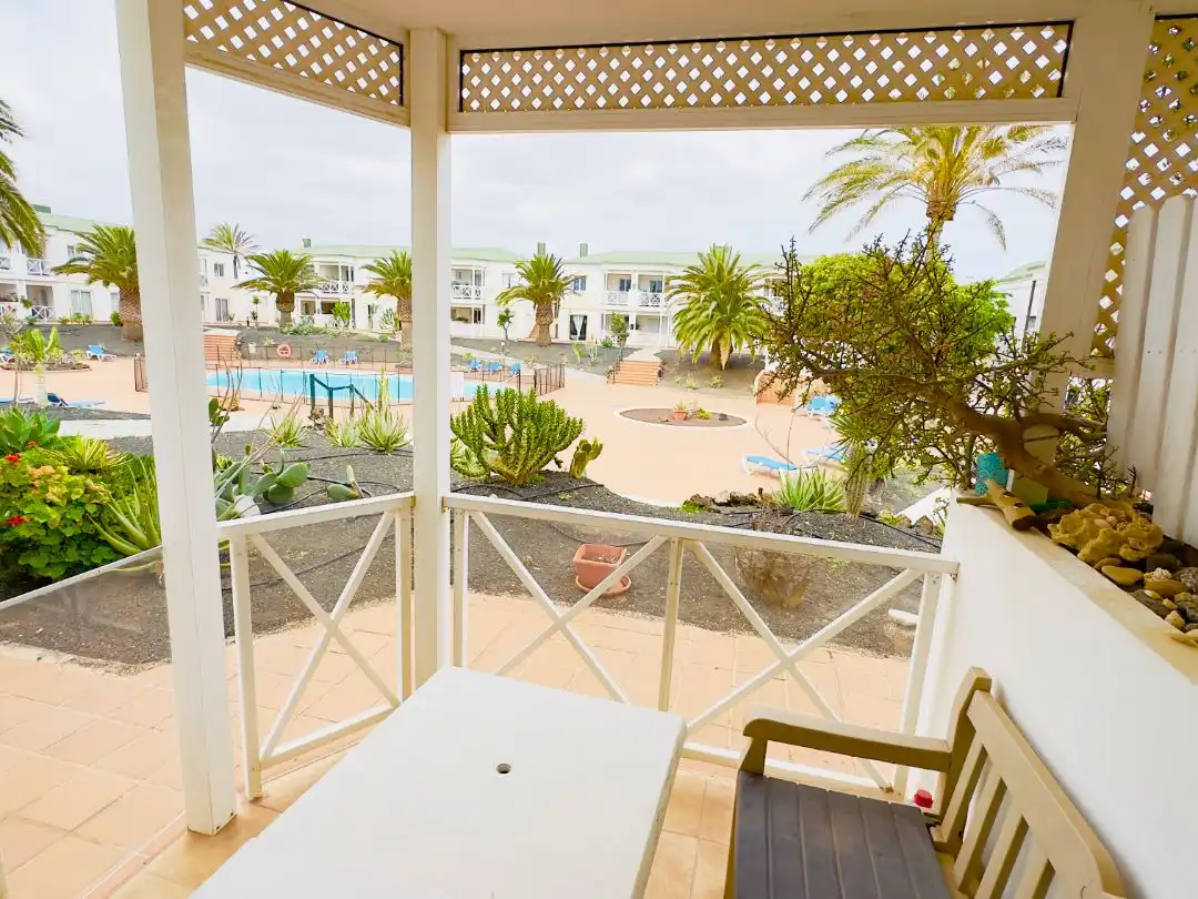 Wohnungen zum Verkauf in Avenida Fuerteventura, 5, Corralejo Terrasse von Wohnungen zum Verkauf in La Oliva mit Terrasse, Schwimmbad und Möbliert