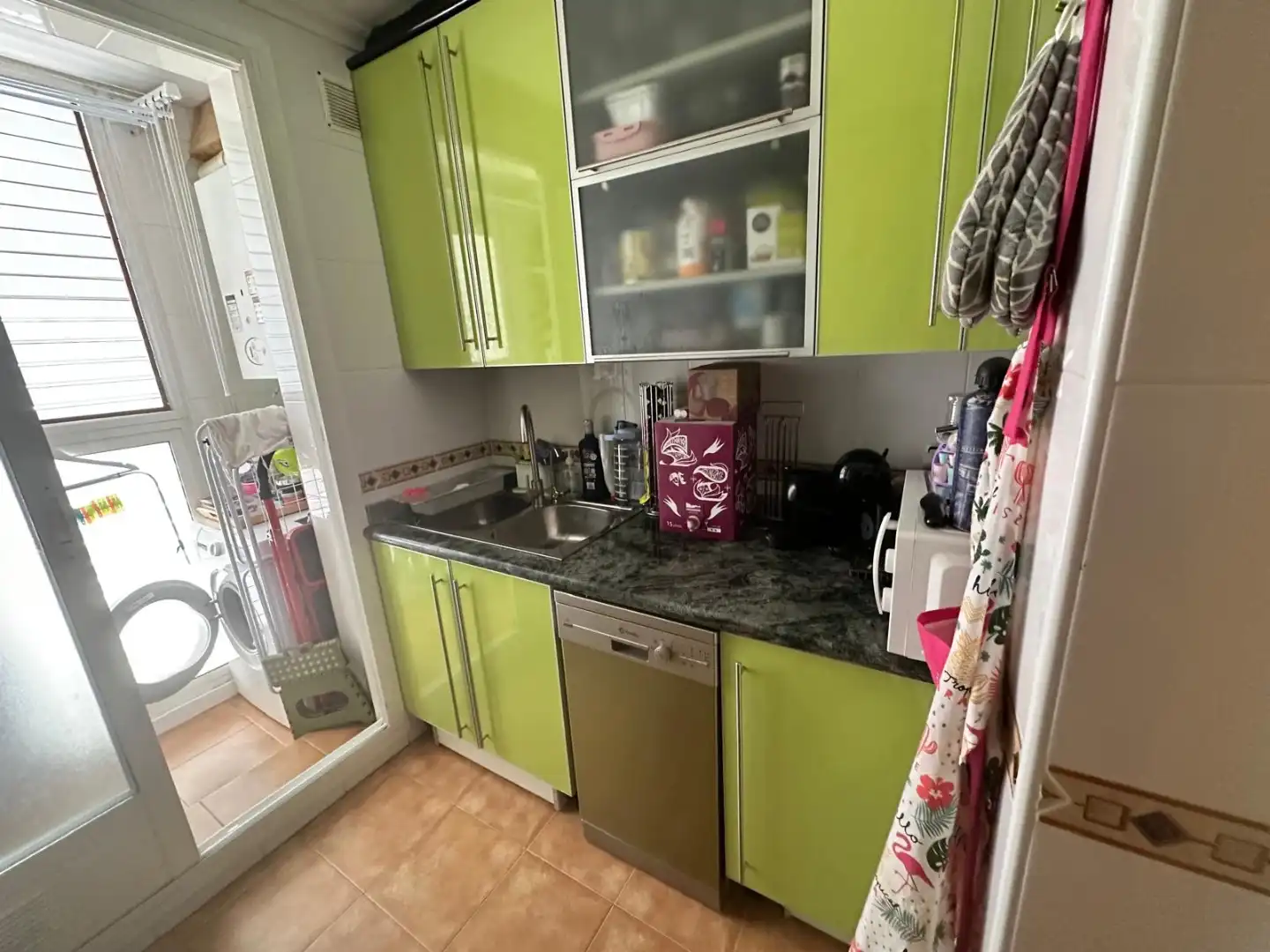 Cocina de Piso de alquiler en  Albacete Capital con Aire acondicionado