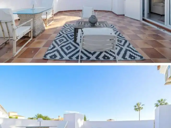 Terraza de Casa o chalet en venta en La Línea de la Concepción con Aire acondicionado, Terraza y Piscina