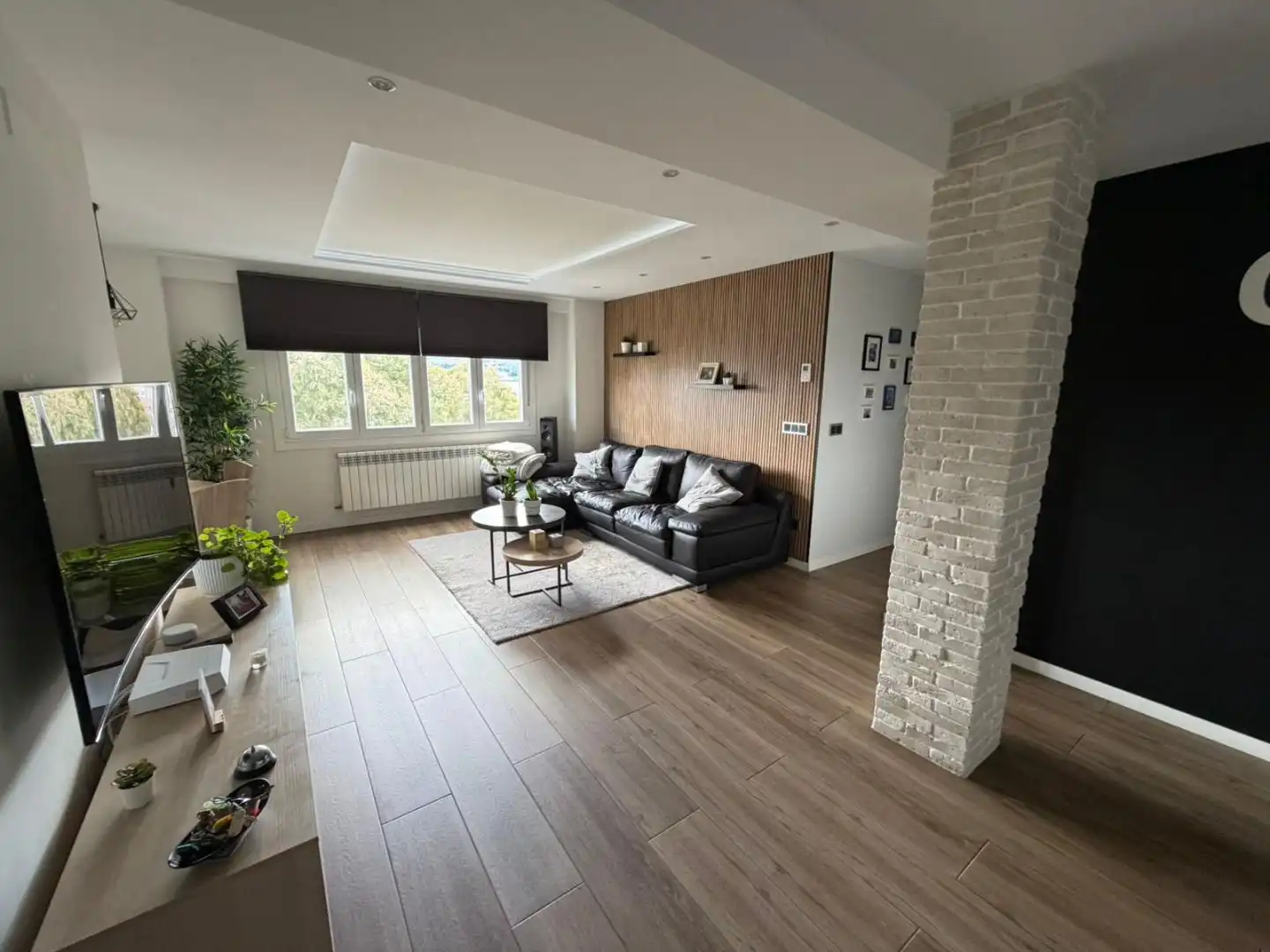 Living room of Flat for sale in Ourense Capital   with Heating, Private garden and Storage room