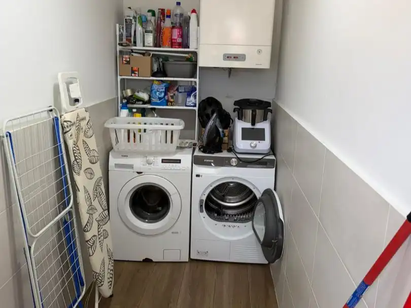 Kitchen of Flat for sale in Ourense Capital   with Heating, Private garden and Storage room