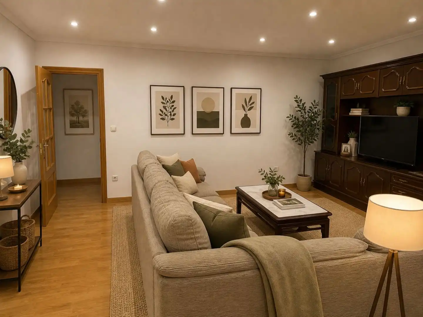 Flat for sale in Avenida de Estella, 20, Tafalla Living room of Flat for sale in Tafalla with Heating and Parquet flooring