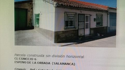 Planta baja en venta en Calle Concejo, 6, Espino de la Orbada, Salamanca - imagen 2 Foto 2 de Planta baja en venta en Calle Concejo, 6, Espino de la Orbada, Salamanca