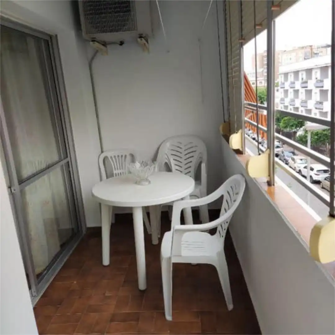 Flat for rent in Santuario Balcony of Flat for rent in Chipiona with Heating, Terrace and Furnished