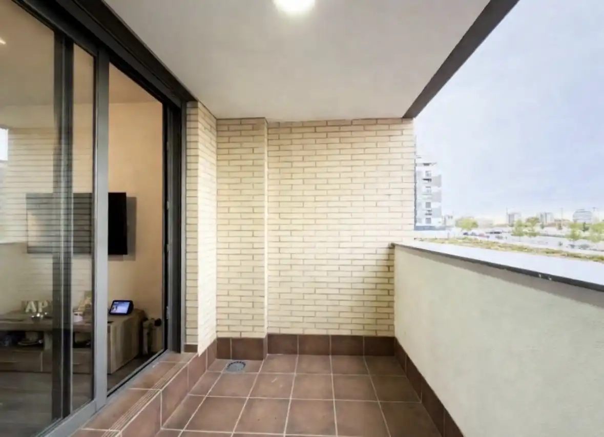 Balcony of Flat for sale in Madrid
