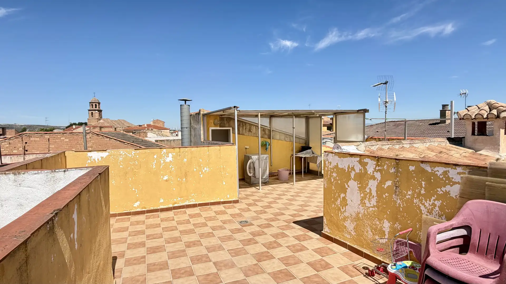 Terrace of Flat for sale in Alhendín  with Air Conditioner, Heating and Terrace
