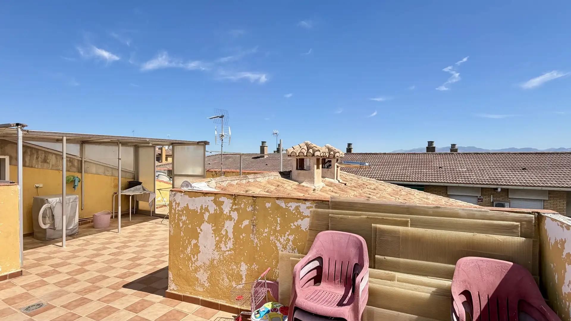 Terrace of Flat for sale in Alhendín  with Air Conditioner, Heating and Terrace