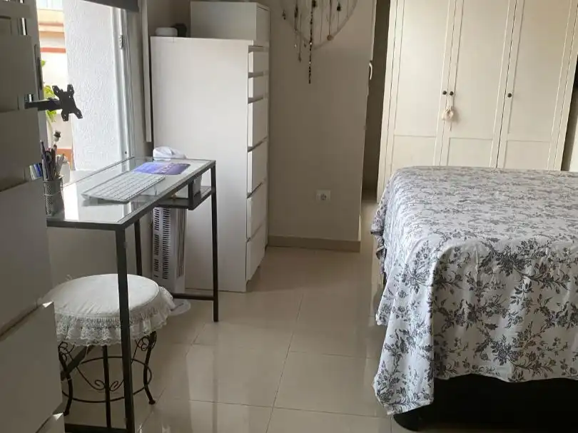 Schlafzimmer von Wohnung zum Verkauf in Terrassa mit Klimaanlage, Terrasse und Balkon