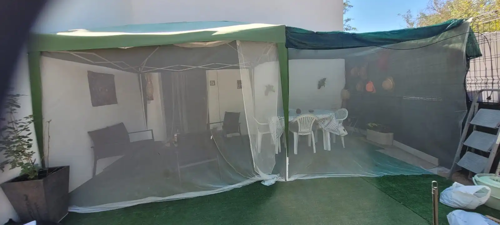 Terrace of Country homes for rent in Carmona  with Private garden and Swimming Pool