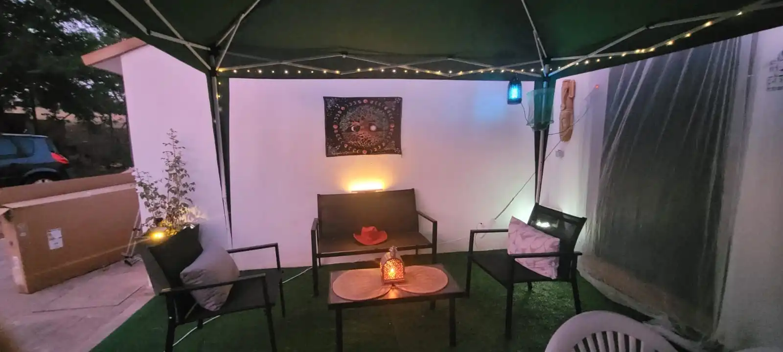 Terrace of Country homes for rent in Carmona  with Private garden and Swimming Pool