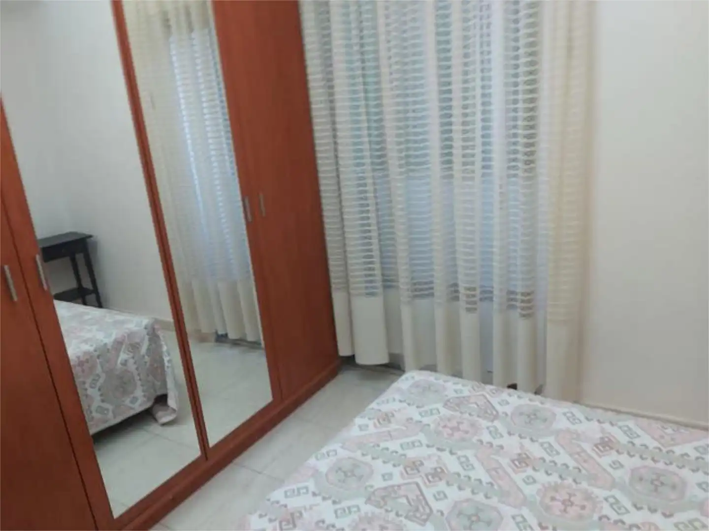 Bedroom of Flat for rent in Madrid  with Heating, Terrace and Furnished