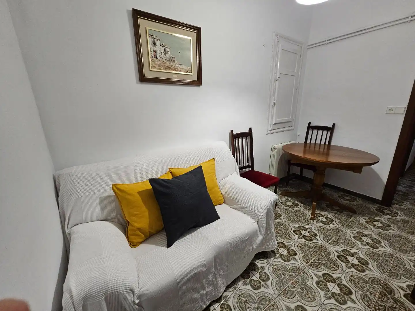 Wohnzimmer von Wohnung zur untervermieten in Albacete mit Klimaanlage, Heizung und Möbliert