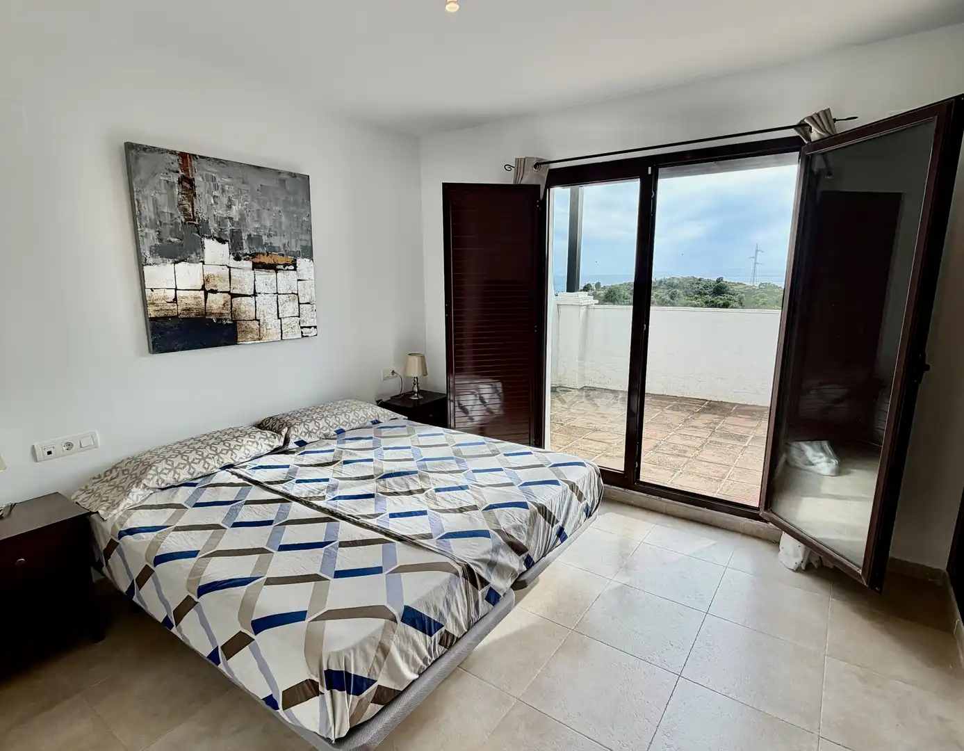 Duplexes for sale in Alto de los Monteros Bedroom of Duplexes for sale in Marbella with Air Conditioner, Terrace and Storage room