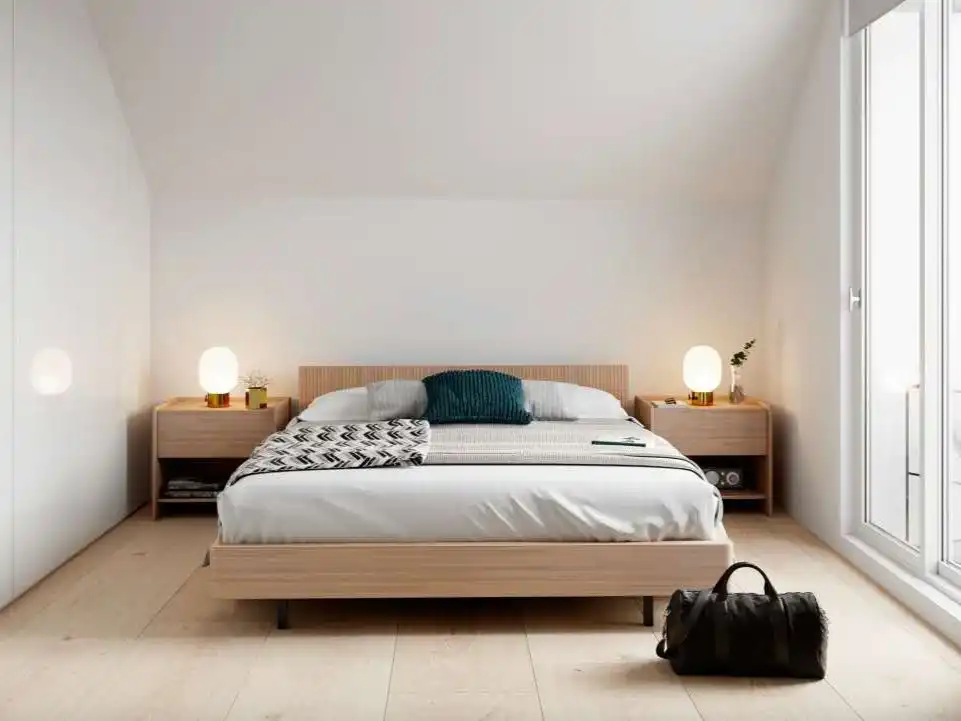Bedroom of Duplexes for rent in Orgaz  with Air Conditioner