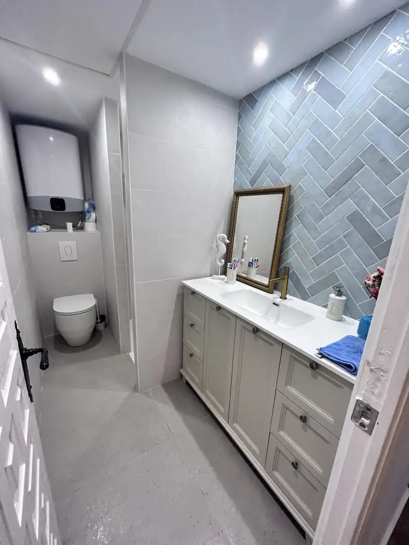 Flat for sale in Carretera Provincial del Barranc del Monyo, 59, Las Rotas / Les Rotes Bathroom of Flat for sale in Dénia with Air Conditioner, Terrace and Swimming Pool