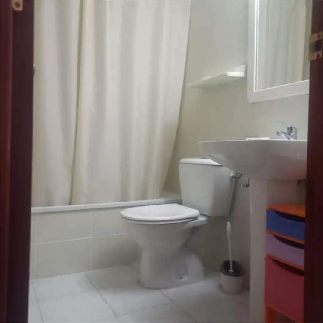 Badezimmer von Wohnung zur Miete in Valencia mit Terrasse und Möbliert
