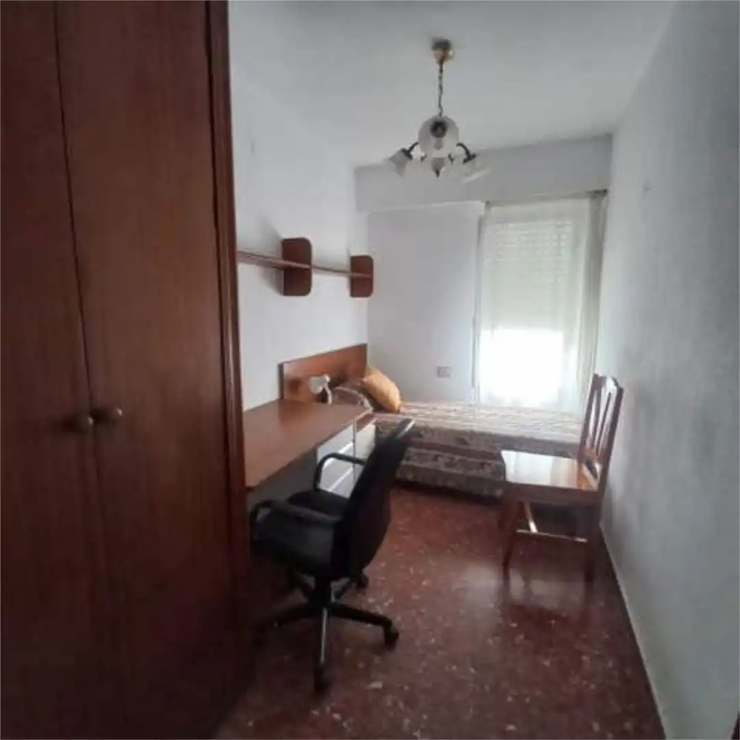 Schlafzimmer von Wohnung zur Miete in Valencia mit Terrasse und Möbliert