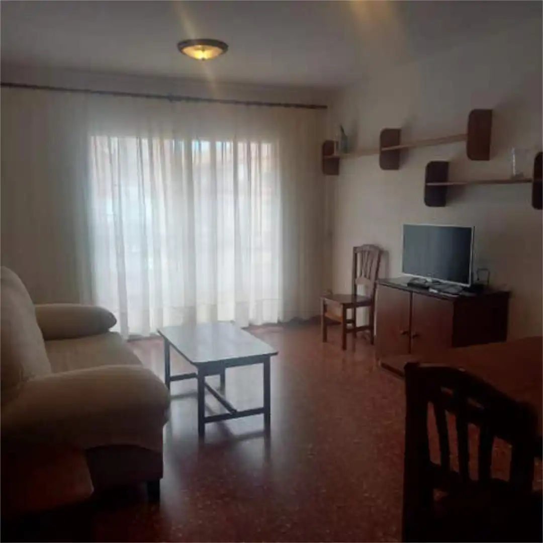 Wohnzimmer von Wohnung zur Miete in Valencia mit Terrasse und Möbliert