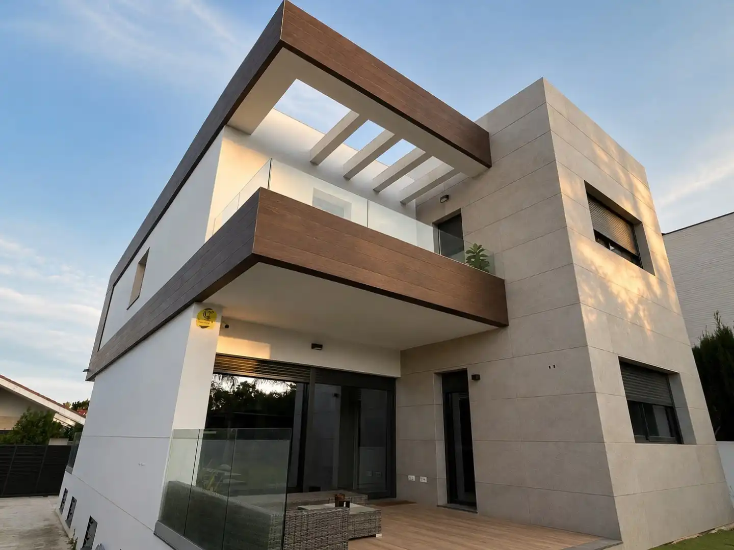 Casa o chalet en venta en Calle Lavanda, 8, La Conarda - Montesano Vista exterior de Casa o chalet en venta en Bétera con Aire acondicionado, Terraza y Piscina