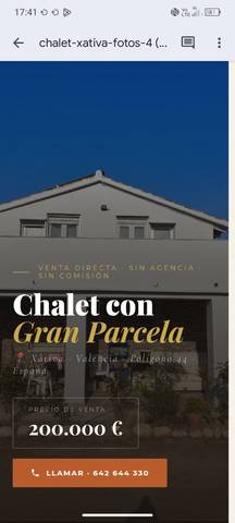 Finca rústica en Venta en Pasaje Del Leon, 4 en Xàtiva