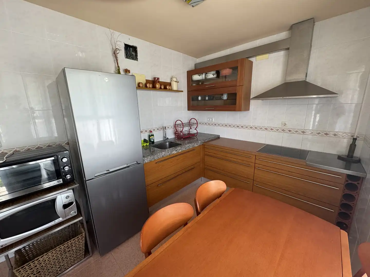 Cuina de Casa o xalet en venda en Villarrubio amb Calefacció, Jardí privat i Terrassa