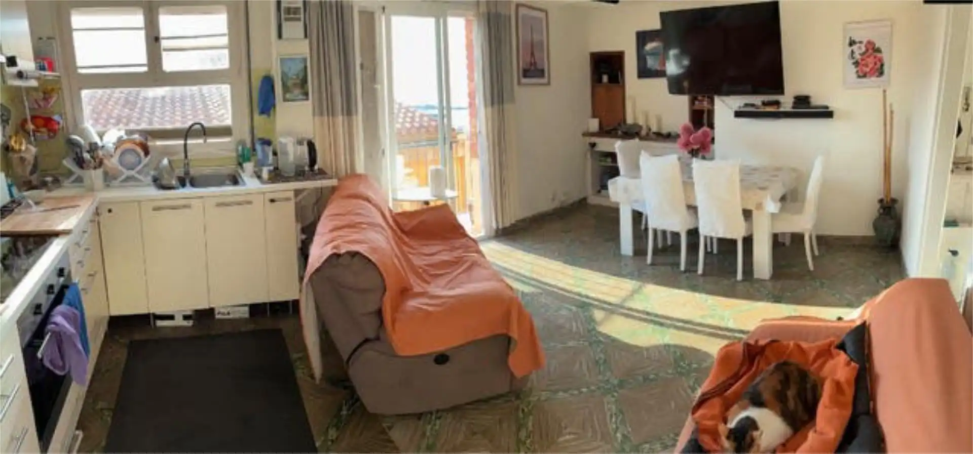 Sala de estar de Apartamento en venta en Arenys de Mar con Terraza