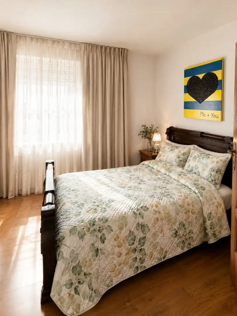 Flat for rent in Calle Buen Verde, 19, Villablino Bedroom of Flat for rent in Villablino with Heating, Furnished and Washing machine