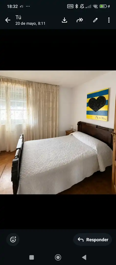 Flat for rent in Calle Buen Verde, 19, Villablino Bedroom of Flat for rent in Villablino with Heating, Furnished and Washing machine