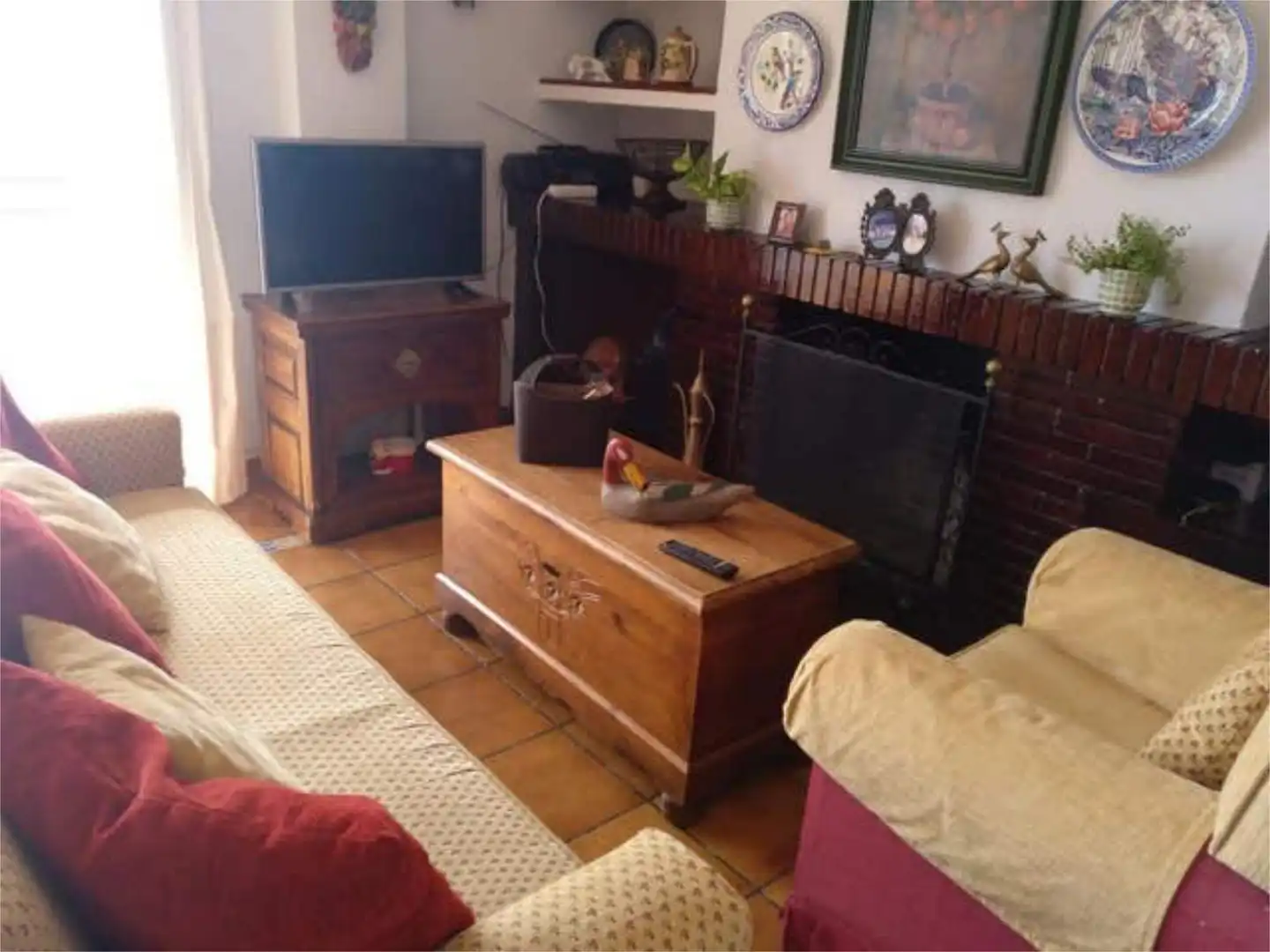 Sala de estar de Piso de alquiler en Málaga con Calefacción, Jardín privado y Terraza