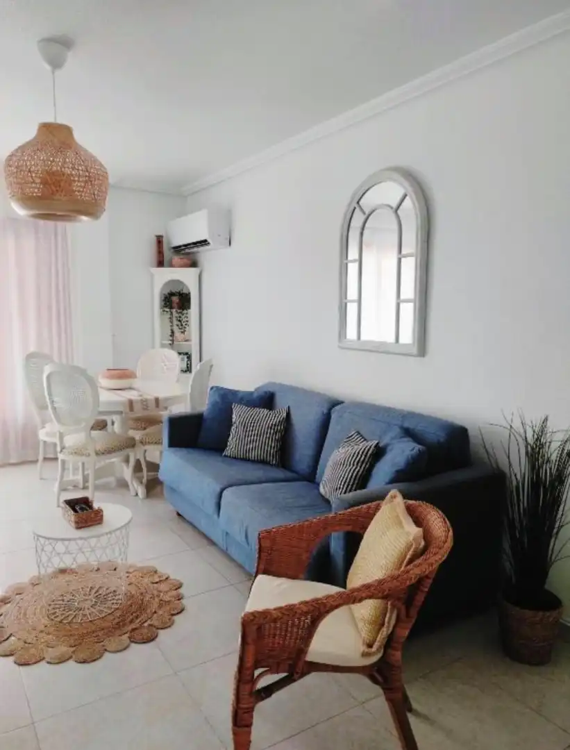 Sala de estar de Piso de alquiler en Pilar de la Horadada con Aire acondicionado, Calefacción y Terraza