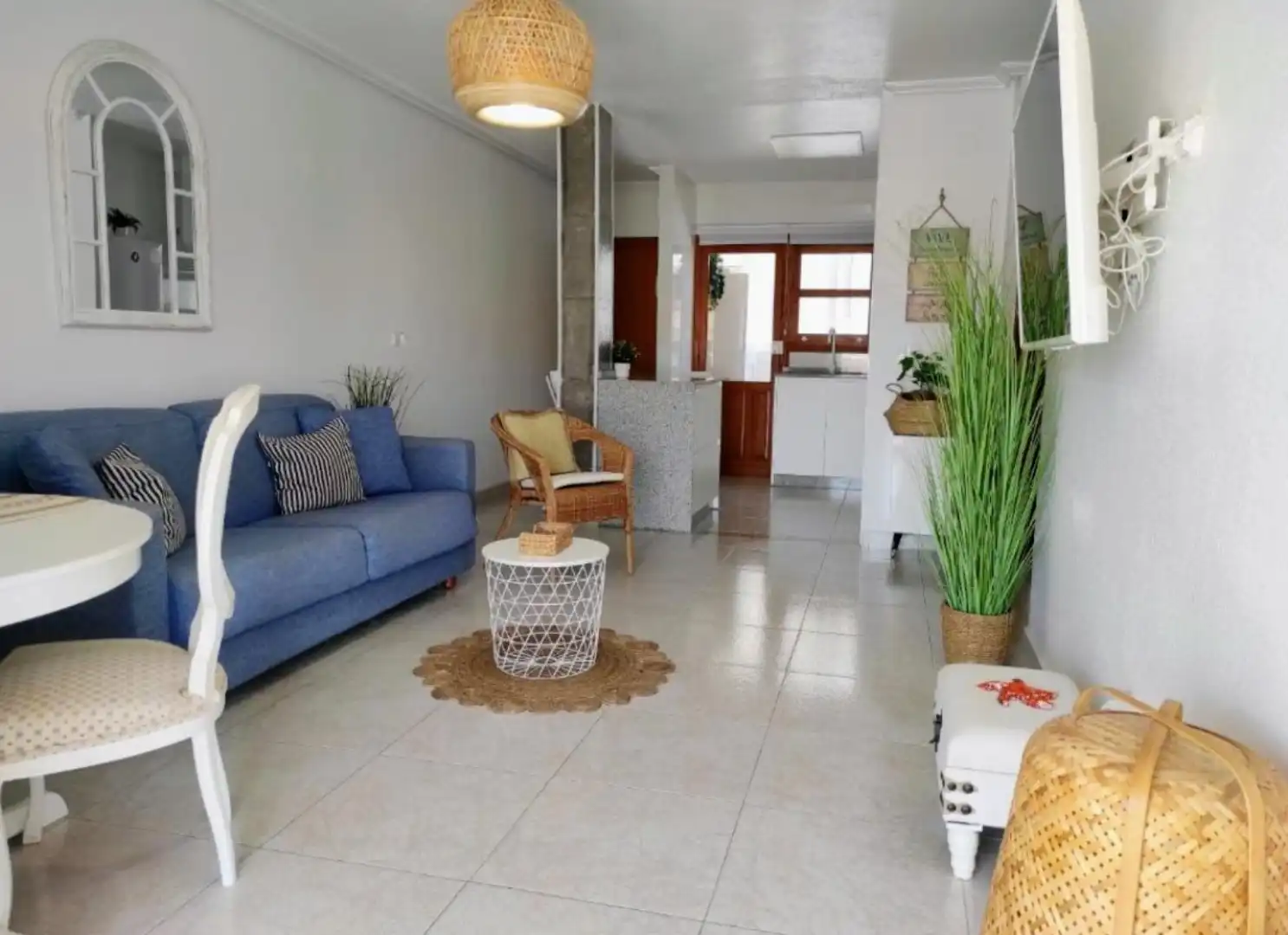 Sala de estar de Piso de alquiler en Pilar de la Horadada con Aire acondicionado, Calefacción y Terraza