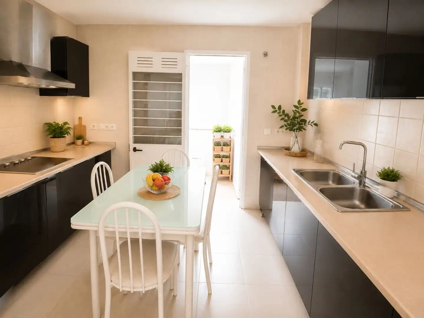 Piso en venta en Calle Emilia Pardo Bazan, 83, Huévar del Aljarafe Cocina de Piso en venta en Huévar del Aljarafe con Aire acondicionado, Terraza y Piscina