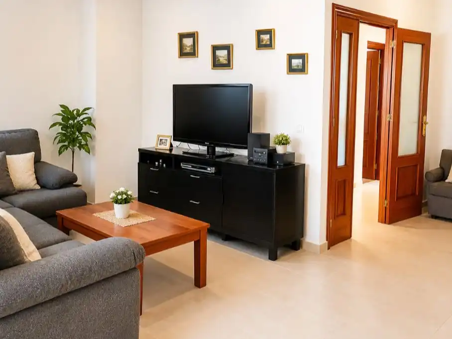 Flat for sale in Calle Emilia Pardo Bazan, 83, Huévar del Aljarafe Living room of Flat for sale in Huévar del Aljarafe with Air Conditioner, Terrace and Swimming Pool
