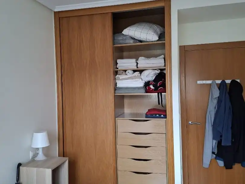 Zimmer in Zarautz Kalea, 126, Ibaeta Schlafzimmer von Wohnung zur untervermieten in Donostia - San Sebastián mit Heizung, Terrasse und Möbliert