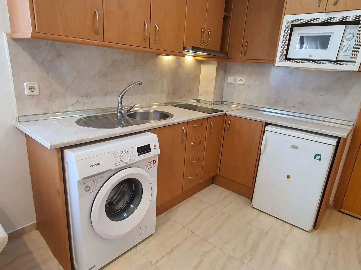 Wohnung zur Miete in Calle Méndez Núñez, 20, La Unión ciudad Küche von Wohnung zur Miete in La Unión mit Terrasse und Möbliert