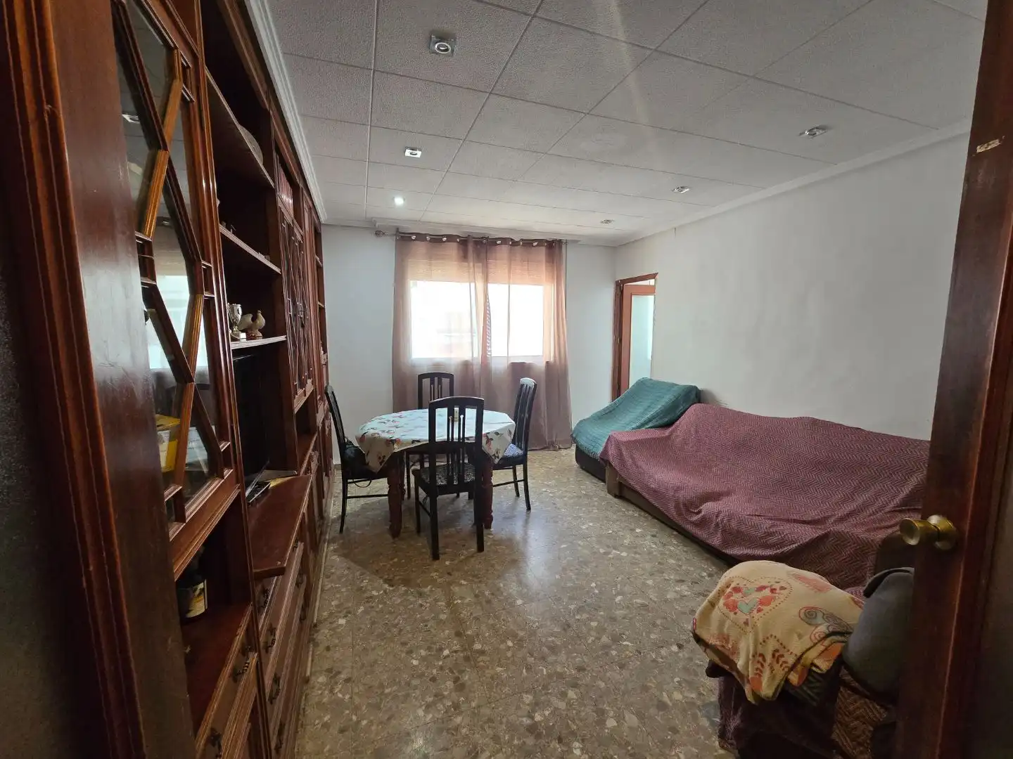 Flat for sale in Carrer de L'escultor Piquer, 3, Torrefiel Living room of Flat for sale in Valencia Capital with Balcony