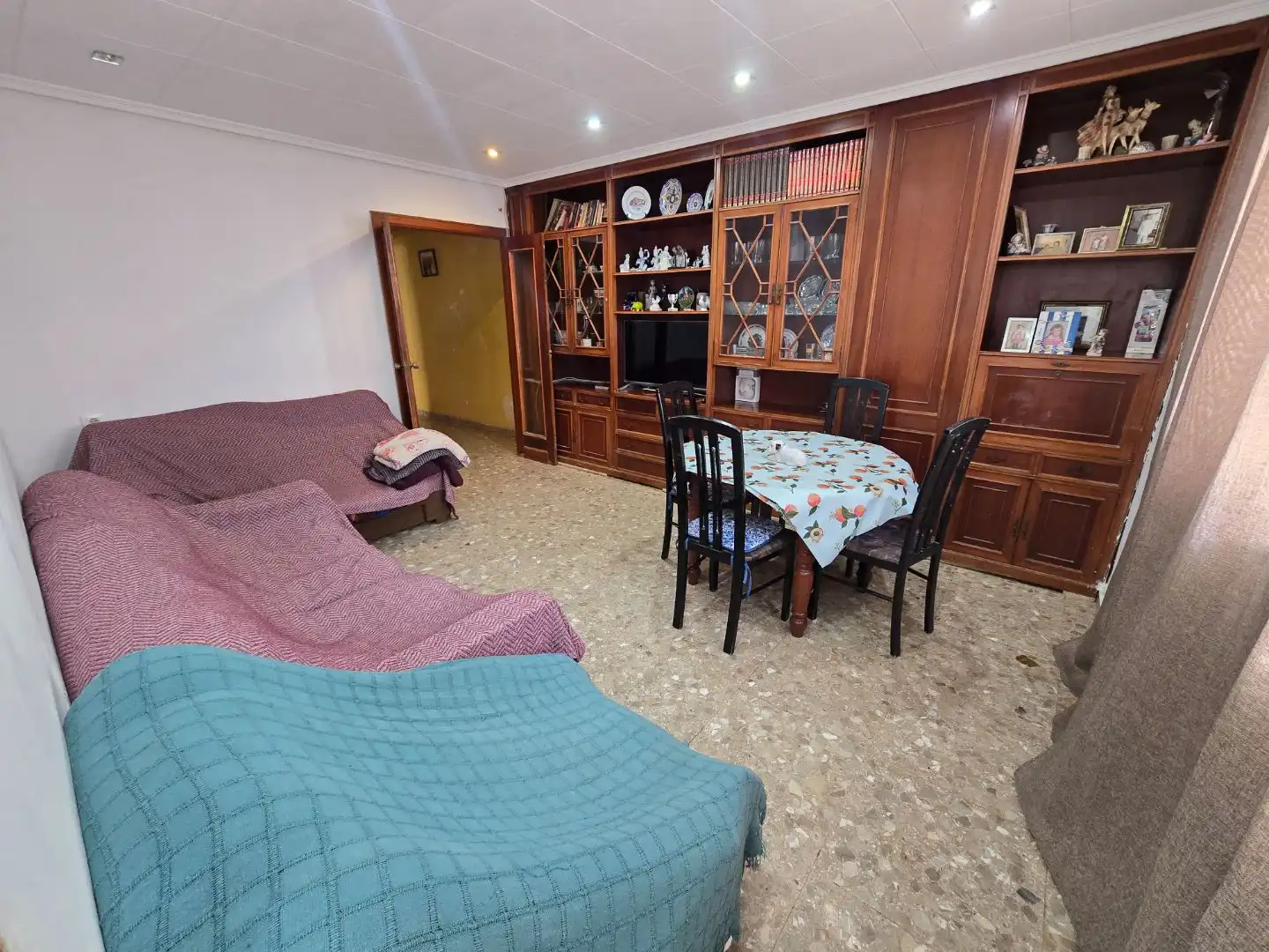 Flat for sale in Carrer de L'escultor Piquer, 3, Torrefiel Living room of Flat for sale in Valencia Capital with Balcony