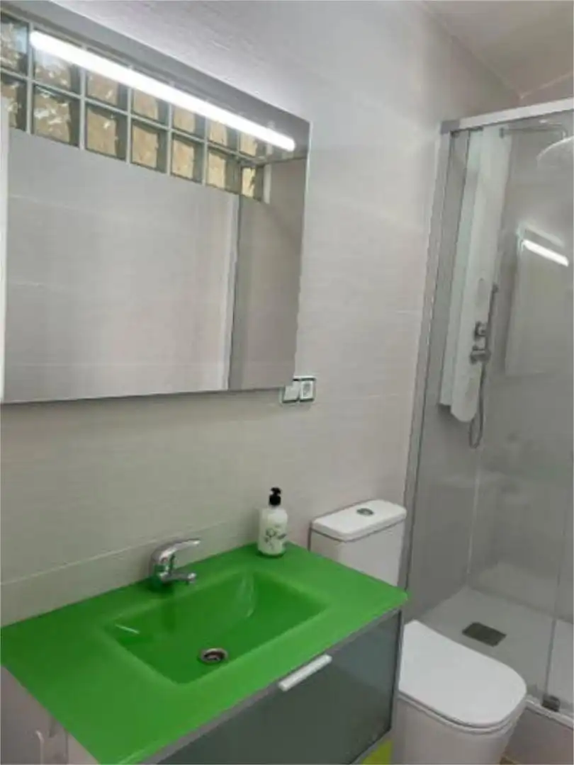 Baño de Apartamento de alquiler en San Javier con Calefacción, Jardín privado y Terraza
