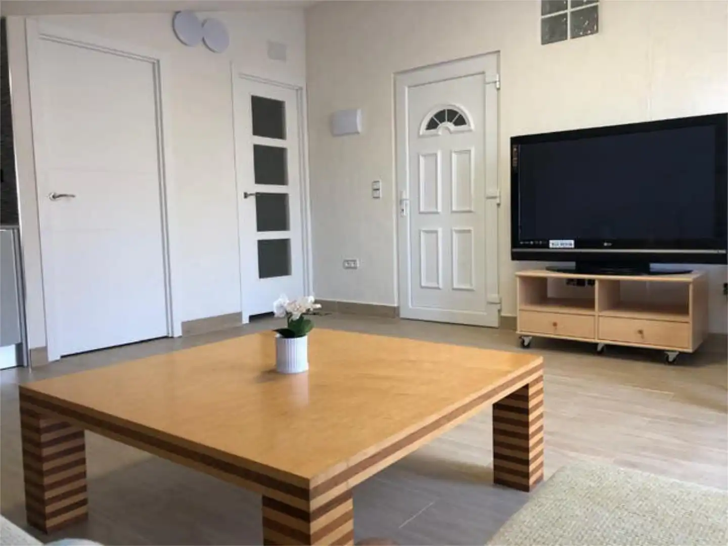 Sala de estar de Apartamento de alquiler en San Javier con Calefacción, Jardín privado y Terraza