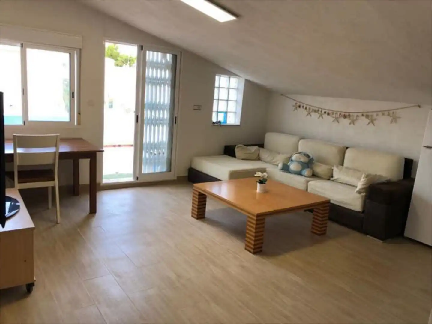 Sala de estar de Apartamento de alquiler en San Javier con Calefacción, Jardín privado y Terraza