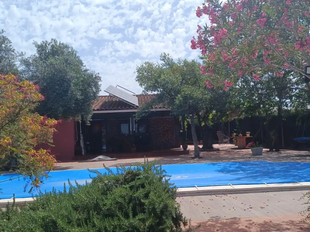 Haus oder Chalet zum Verkauf in Camino de Magacela, 12, Villanueva de la Serena Schwimmbecken von Haus oder Chalet zum Verkauf in Villanueva de la Serena mit Klimaanlage, Terrasse und Schwimmbad