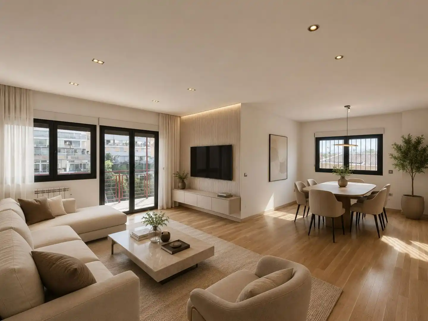 Piso en venta en Calle el Purche, 10, Genil Sala de estar de Piso en venta en Granada Capital con Aire acondicionado, Terraza y Balcón