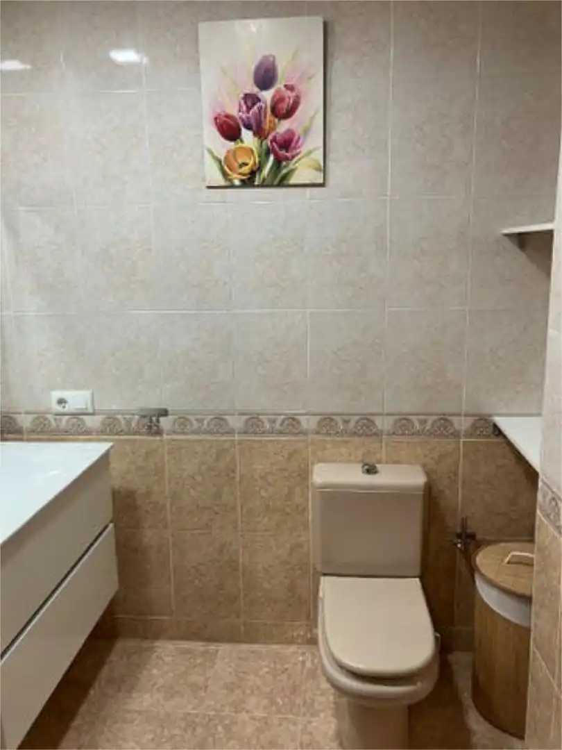Piso de alquiler en Sur Baño de Piso de alquiler en Mérida con Calefacción y Amueblado