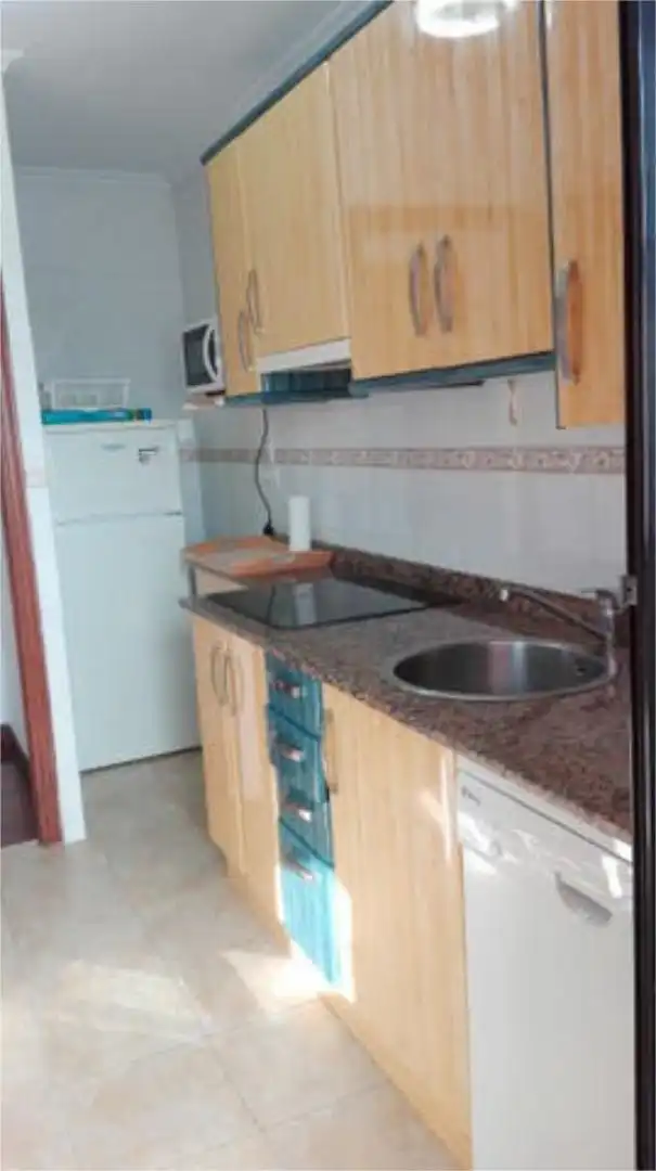 Apartament de lloguer a Los Castros Cuina de Apartament de lloguer en Santander amb Terrassa